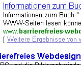 Bildschirmausschnitt: Nur ein kleiner Teil des Bildschirms wird beim Einsatz eines Vergrößerungssystems wahrgenommen